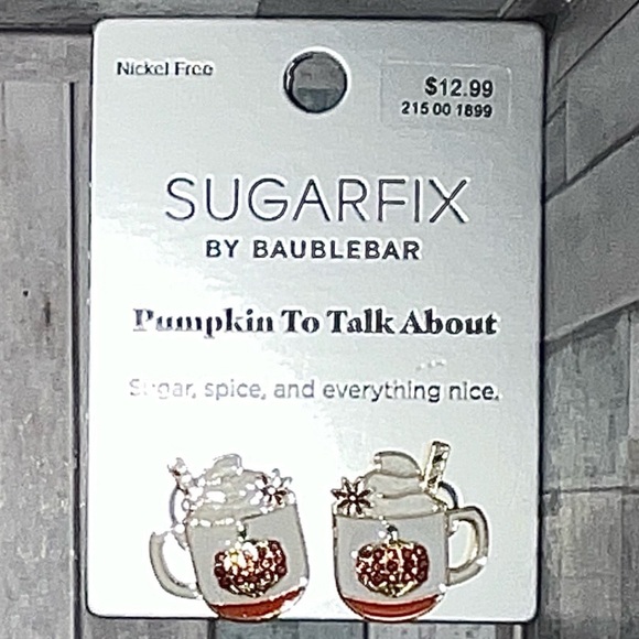 Sugarfix by BaubleBar 'Pumpkin to Talk About' Statement Earrings - Picture 4 of 5
